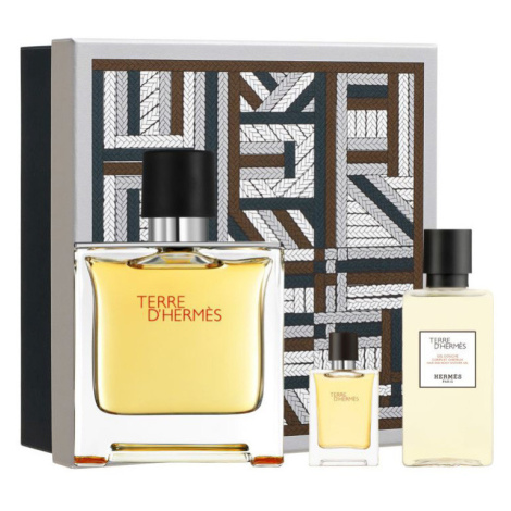 Hermes Terre D´ Hermes - parfém 75 ml + sprchový gel 40 ml + parfém 5 ml Hermés