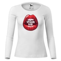 DOBRÝ TRIKO Dámské triko s potiskem Vegan BABE