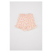 DEFACTO Baby Girl Floral Waffle Shorts