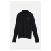 TRIČKO GANT SHIELD LS TURTLENECK BLACK