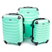 Rogal Zelená sada 3 plastových kufrů "Premium" - M (35l), L (65l), XL (100l)
