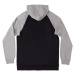 Dc shoes pánská mikina Star Pilot Raglan Black / Grey Heather | Černá