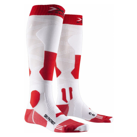 Ponožky X-Socks SKI PATRIOT 4.0 POLAND bílá|červená