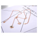 Victoria Filippi Stainless Steel Ocelový náhrdelník Amelia Gold - chirurgická ocel, motýl NHN202