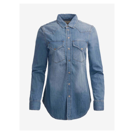 Modrá dámská džínová košile Diesel De-Ringy Camicia