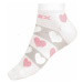 LITEX Designové ponožky nízké 9A003 barva bílá