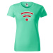 DOBRÝ TRIKO Dámské tričko s vtipným potiskem Jsem OFF Barva: Emerald