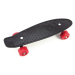 Teddies Skateboard - pennyboard - černá - červená kola