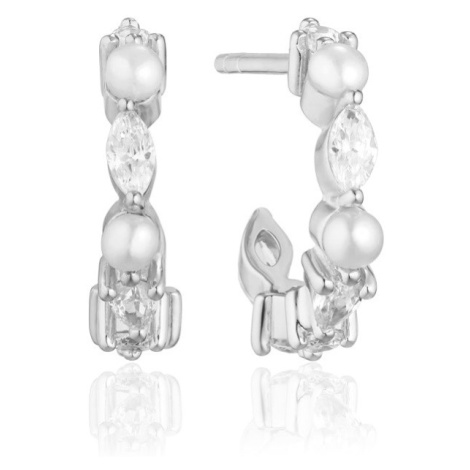 Sif Jakobs Okouzlující stříbrné náušnice s perlami Adria SJ-E12234-PCZ Sif Jakobs Jewellery