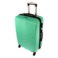 Rogal Zelený skořepinový cestovní kufr 