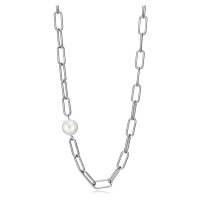 Viceroy Nadčasový ocelový náhrdelník s perlou Chic 1317C01000