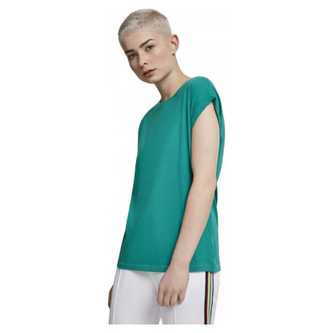 Dámské volné tričko s ohrnutými rukávky 100% bavlna Urban Classics