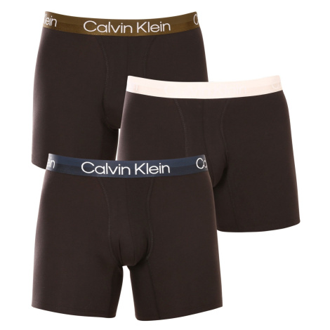 3PACK pánské boxerky Calvin Klein černé