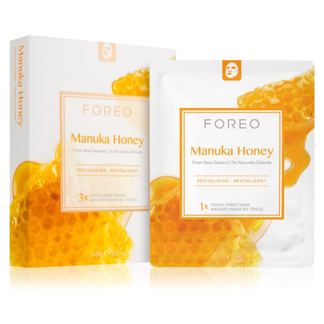 FOREO Farm to Face Sheet Mask Manuka Honey plátýnková maska s hydratačním a revitalizačním účink