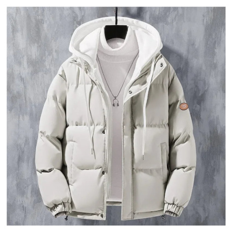 Pánská zateplená bunda s kapucí a vatovanou vložkou