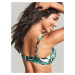 Dámská plavková podprsenka SW1642 Bali Full Cup Bikini zelené s listy - Panache