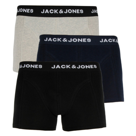 JACK&JONES-JACANTHONY TRUNKS 3 PACK -Black Blue nights/LGM barevná Jack & Jones
