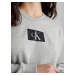 Dámská mikina Lounge Sweatshirt CK96 000QS6942EP7A šedá - Calvin Klein
