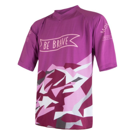 Dres krátký pánský SENSOR CYKLO BRAVE fialový