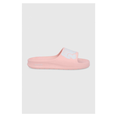 Pantofle Lacoste dámské, růžová barva | Modio.cz