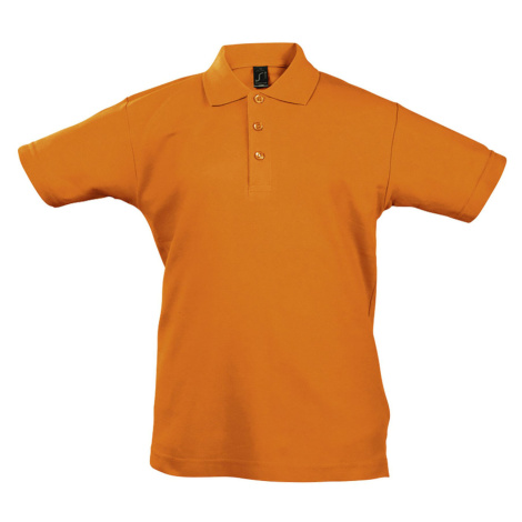 SOĽS Summer Ii Kids Dětská polokošile SL11344 Orange SOL'S