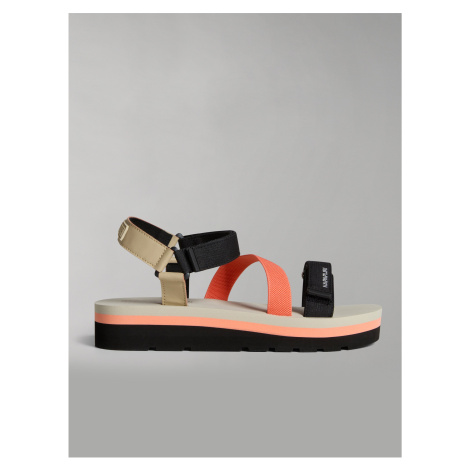 Černo-oranžové dámské sandály NAPAPIJRI - Dámské