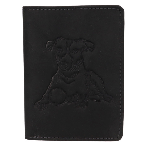Lagen Pánská kožená peněženka 219174 pes - černá