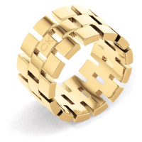 Calvin Klein Luxusní pozlacený prsten Geometric 35000325
