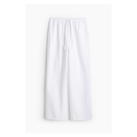 H & M - Pyžamové kalhoty - bílá H&M