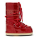 Juniorské vysoké zimní boty MOON BOOT MB ICON JR GLITTER-D001 RED