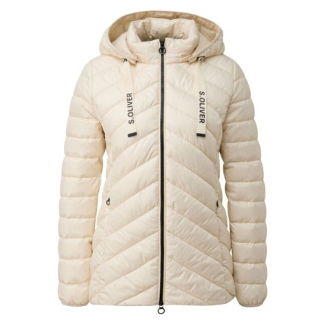 s.Oliver OUTDOOR JACKET Dámská zimní bunda, béžová, velikost