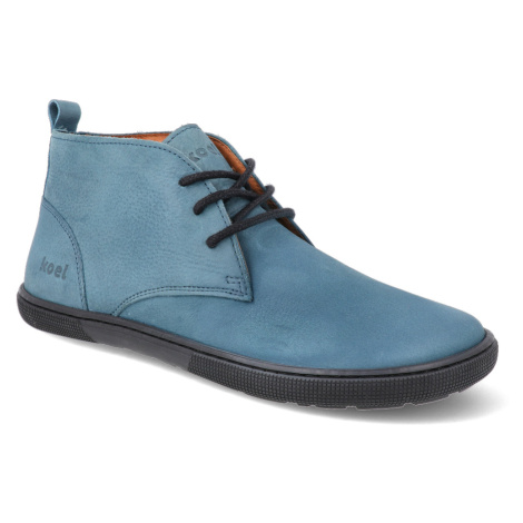 Barefoot kotníková obuv Koel4kids - Fea Adult Turquoise modrá