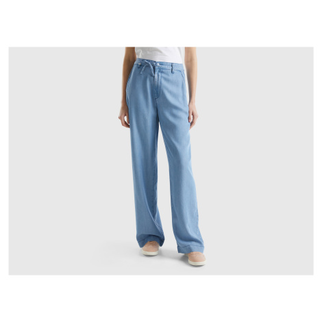 Benetton, Wide Trousers In Sustainable Viscose United Colors of Benetton