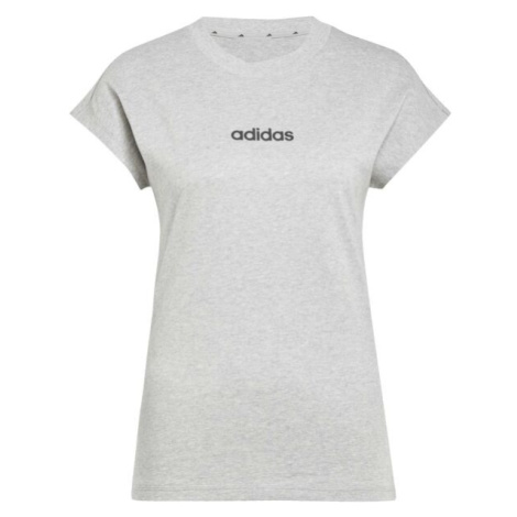 adidas ESSENTIALS LINEAR Dámské triko, šedá, velikost