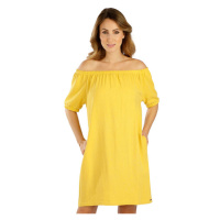 Dámské šaty s krátkým rukávem Litex 5E102 | žlutá