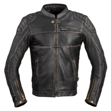 W-TEC Suit pánská kožená moto bunda černá