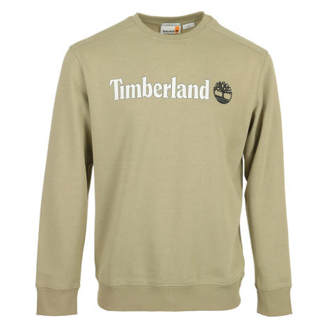 Timberland Linear Logo Crew Neck Béžová