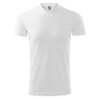 Malfini Heavy V-neck Unisex triko 111 bílá