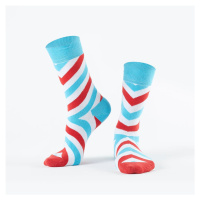 Dámské ponožky s barevnými proužky