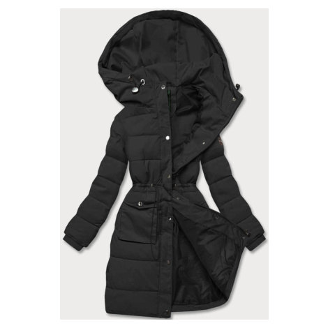 Černá péřová dámská zimní bunda (CAN-865)
