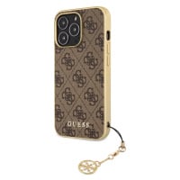 Guess 4G Charm Zadní Kryt pro iPhone 13 Pro Max Brown