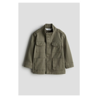 H & M - Cotton twill utility jacket - zelená