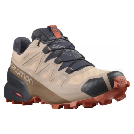 Obuv Salomon Speedcross 5 GTX W - hnědá/oranžová