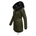 Dámská zimní dlouhá bunda/kabát Luluna Princess Navahoo - OLIVE
