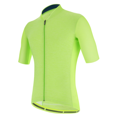 SANTINI Cyklistický dres s krátkým rukávem - COLORE PURO - světle zelená