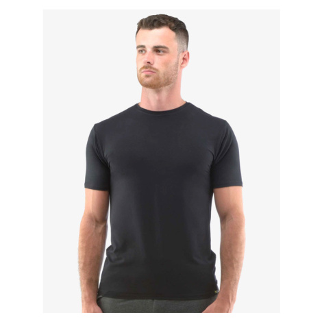 Gina Pánské tričko slim fit s krátkým rukávem 78005P černá