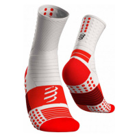 Compressport PRO MARATHON SOCKS Běžecké ponožky, bílá, velikost