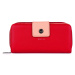 Stylová koženková peněženka VUCH Viki, červená