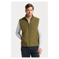 VESTA GANT D1. QUILTED WINDCHEATER VEST zelená