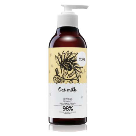 Yope Oat Milk šampon pro normální vlasy bez lesku 300 ml